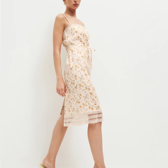 reformation neena linen dress Reformation | Dresses | Reformation Neena Linen Babygirl Dress